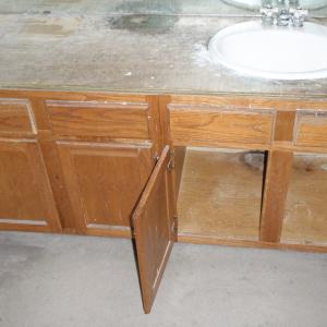 Bathroom before